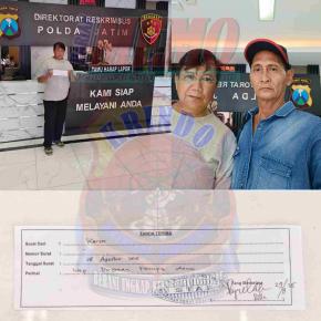 Resmi Dilaporkan ke Polda Jatim, Supardi Mantan Kades dan Ketua BPD Talok Terancam Masuk Bui